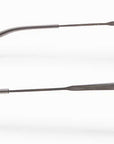 AKONI - "ATLANTIS" Sunglasses in Brushed Black Frames w/Crystal Grey Accents and Dusty Blue Gradient Lenses