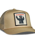 backerton X Sticks & Stones - "DANGEROUS" Stanley Trucker Hat in Tan