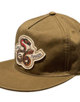backerton X Sticks & Stones - "TROUBLE MAKER" ZUKO Flat Billed Cap in Olive