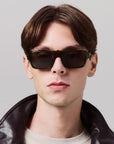 Christian Louboutin - "OUR GEORGES" Sunglasses in Dark Havana- LB0027 52E
