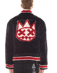 CULT OF INDIVIDUALITY - "VARSITY" Faux Fur Jacket