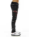 CULT OF INDIVIDUALITY - "MOTLEY CRUE" Rocker Slim in Black