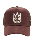 CULT of INDIVIDUALITY - "CULT LOGO" Trucker Hat in Brown