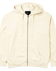 CULT OF INDIVIDUALITY - “ZAK" Hooded Zip Sweatshirt in Winter White