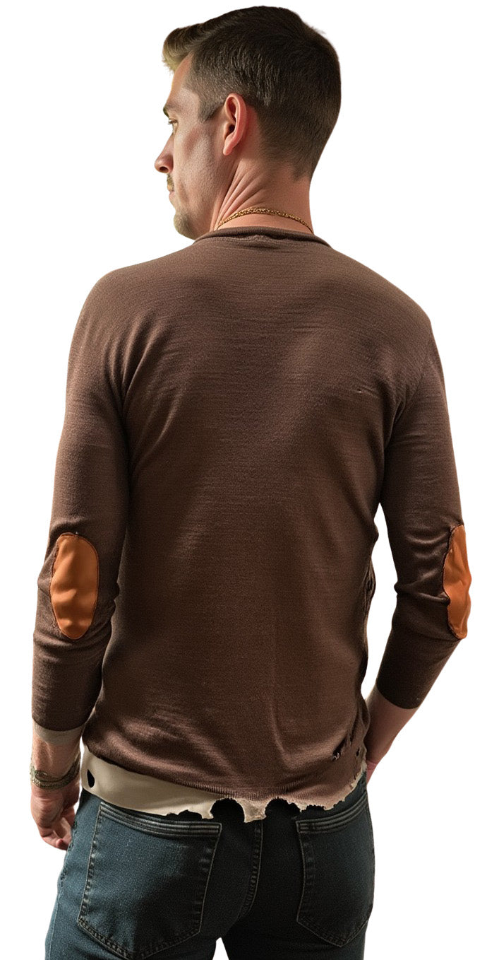 Cowboys & Demons - "BURNED" Merino Wool Sweater