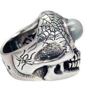 DOUBLE CROSS by Travis Walker - "Mr. BIG CYCLOPS" Custom Ring with MOONSTONE