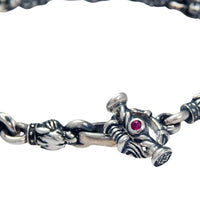 DOUBLE CROSS by Travis Walker - "PANTHER" Link Bracelet