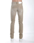 HVMAN - "STRAT" Skinny Distressed Jeans in Khaki