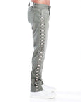 HVMAN - "STRAT" Laced Skinny Jeans in Aspen