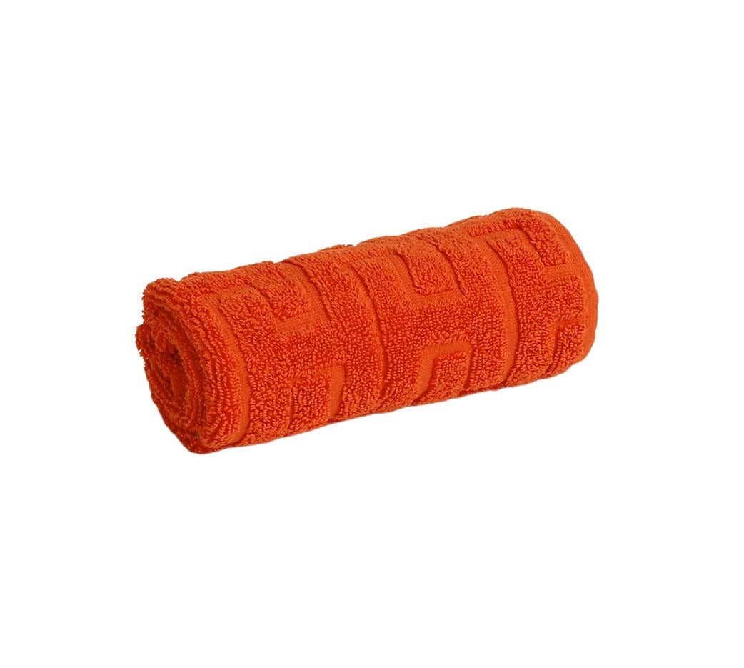 Hermes - &quot;STAIRS&quot; Bar Towel in Orange