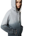 John Richmond - "ORNIK" Gradient Grey Hoodie with Metal Accents