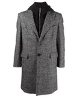 John Richmond - "TORANTO" 3/4 Length LANA WOOL Coat