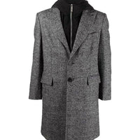 John Richmond - "TORANTO" 3/4 Length LANA WOOL Coat