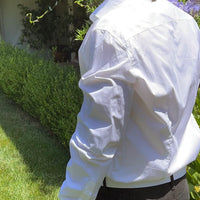 Men's John Richmond - "INGION" Dress Shirt w/Lock Cuff Links in White