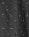 Men's John Richmond - "GOARA" Skull Embroidered Long Sleeved Shirt in Black