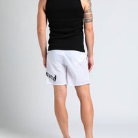Men's John Richmond - "SKIRNO" Swim Trunks in White