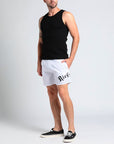 Men's John Richmond - "SKIRNO" Swim Trunks in White
