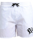 Men's John Richmond - "SKIRNO" Swim Trunks in White