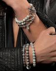 King Baby - "AQUAMARINE" 10mm Bracelet with Toggle