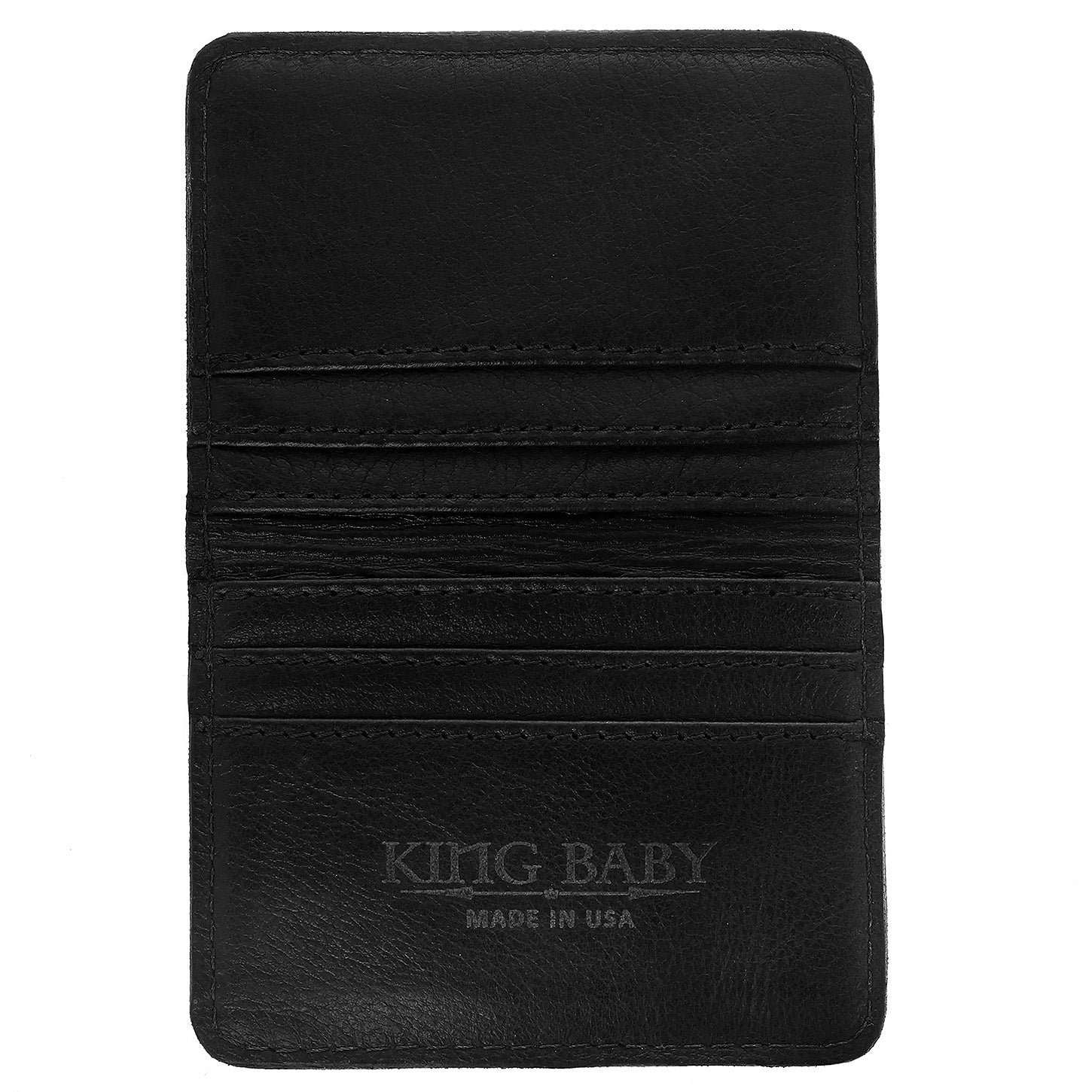 King Baby - &quot;LEATHER and SKULL&quot; Card Case