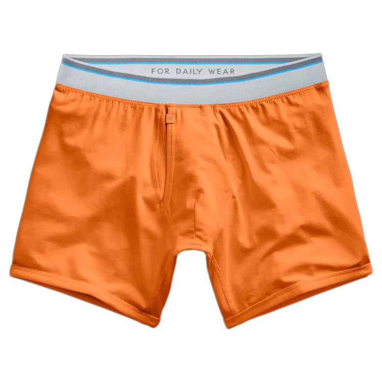 Mack Weldon - "18-Hour Jersey" Boxer Brief in Harvest Orange