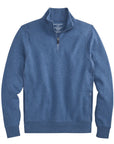 MACK WELDON - ACE Half Zip Sweatshirt in Blue Jean Heather