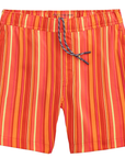 Mack Weldon - Swim Trunk in Sunrise - Cabana Stripe