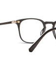 Mr. Leight - "GETTY C 46" Eyeglasses in Matte Black and 12K White Gold