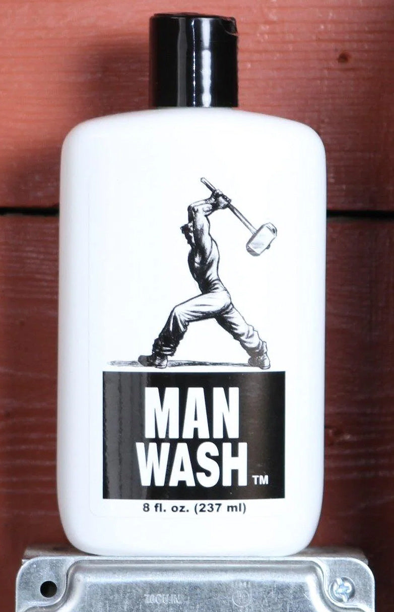 MAN STUFF - &quot;MAN WASH&quot; Shampoo &amp; Body Wash in One - 8oz