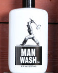 MAN STUFF - "MAN WASH" Shampoo & Body Wash in One - 8oz