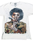 OBELISK - "PURPLE HAZE" Hand Crafted Shirt in White