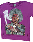 OBELISK - "PURPLE HAZE" Hand Crafted Shirt in PURPLE