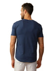 ROAD to NOWHERE - "TERESA" Organic Cotton T-Shirt in Jay Blue