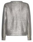 Richmond X - "GANSUR" Metallic Knit Crew Neck Sweater