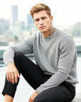 Richmond X - "GANSUR" Metallic Knit Crew Neck Sweater