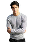 Richmond X - "GANSUR" Metallic Knit Crew Neck Sweater