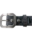 TODD BLOOM - "KING OF LEON XVIX" Reversable Belt in Black