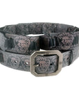 TODD BLOOM - "KING OF LEON XVIX" Reversable Belt in Black