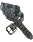 TODD BLOOM - "KING OF LEON XVIX" Reversable Belt in Black