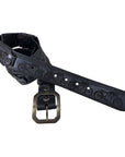 TODD BLOOM - "MOTOBLOOM" Reversable Belt in Black