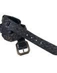TODD BLOOM - "MOTOBLOOM" Reversable Belt in Black