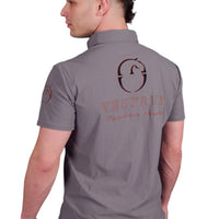 VESTRUM - "ASTI" S/S Shirt in Dark Grey and Copper Red