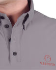VESTRUM - "ASTI" S/S Shirt in Dark Grey and Copper Red