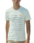 VESTIGE - "PAINTED WAVES" T-Shirt in White