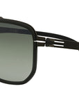 ic! berlin - "TANTAL" Sunglasses with Black Frames and Gunmetal Lenses