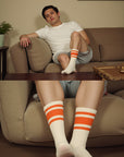 american trench - THE MONO STRIPE sock in Orange
