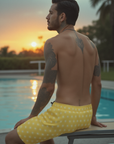 Mack Weldon - Swim Trunk in Taxi - Sunburst