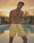 Mack Weldon - Swim Trunk in Taxi - Sunburst