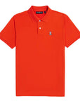 Men's PSYCHO BUNNY - "POLO SHIRT" in Tigerlily Orange