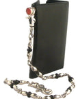 MARCOS - "THE WALLET CHAIN" with Black Ebony WOOD and STERLING SILVER